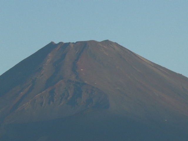 台風一過の富士山