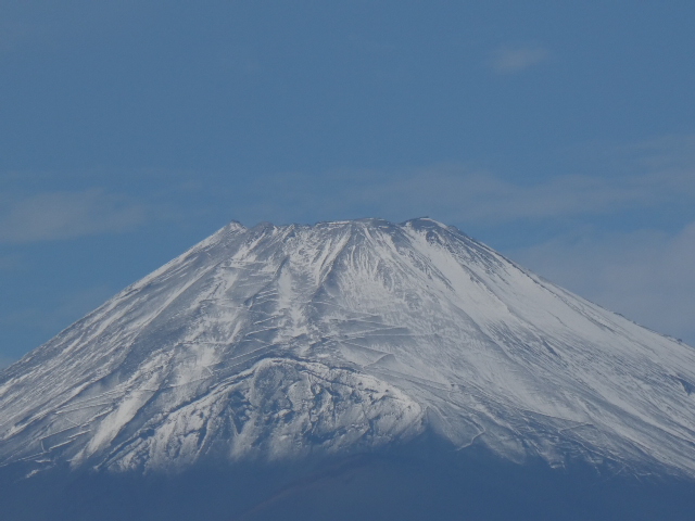 2025年の富士山初冠雪
