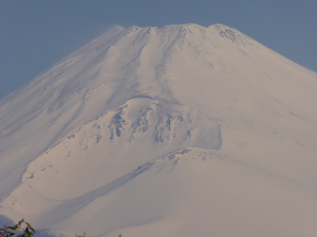 4月4日朝の富士山です。